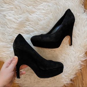 Dolce Vita black suede Hayward pump heels